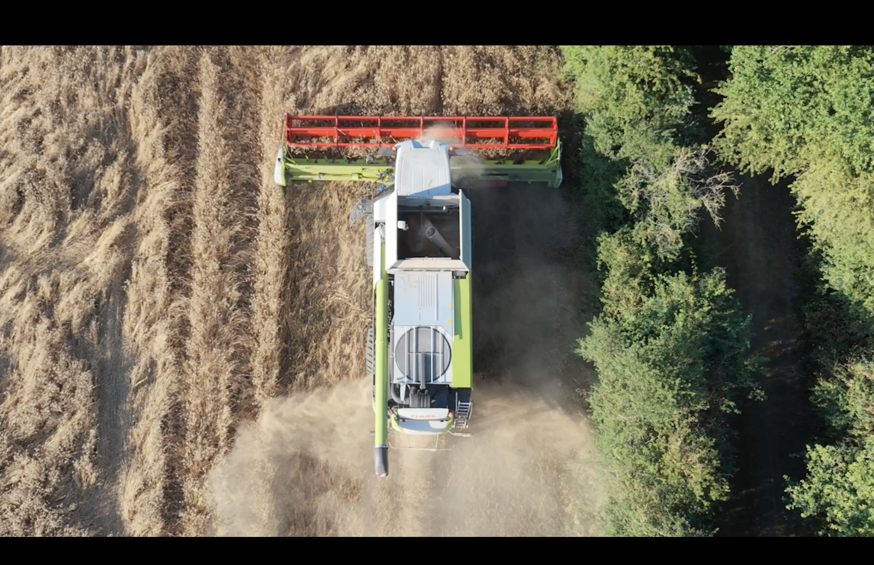 Film véhicule technique Claas Lexion 7500 – tournage agricole par JNX Audiovisuel, vidéaste à Angers